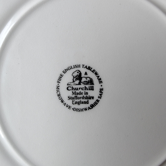 1 | 10 inch dinner plate | Blue Willow | Churchill | made in England 🇬🇧 - Picture 10 of 13